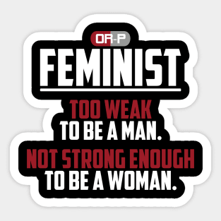 FEMINIST (B) Sticker